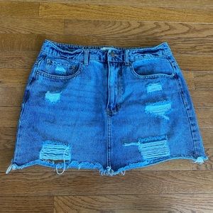 Denim skirt